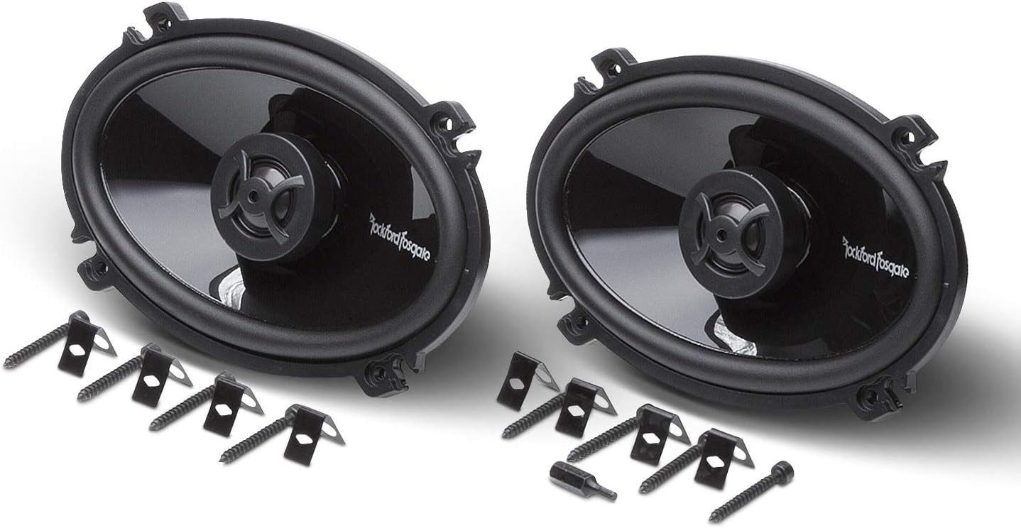NEW Rockford Fosgate P1462 Punch 4" x 6" 2-Way Coaxial Car Audio Speakers