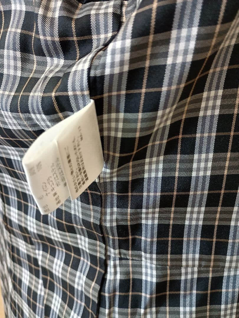 BURBERRY BLUE LABEL Nova Check Trench Coat Women Size 40 S Black From Japan thumbnail 11