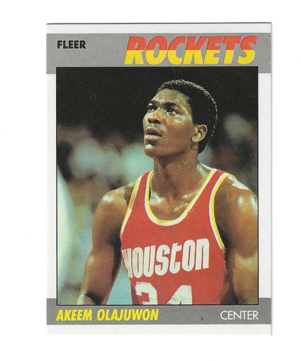 1987-88 Fleer  Akeem Olajuwon - Houston Rockets