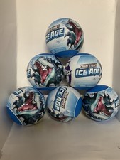 Lot of 6 -5 Surprise Dino Strike Series 6 Ice Age Dinosaur Action Figure Capsule