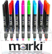 Permanent Golf Ball Marker - Designed Specifically for Golfers, 8 Bold Colours A