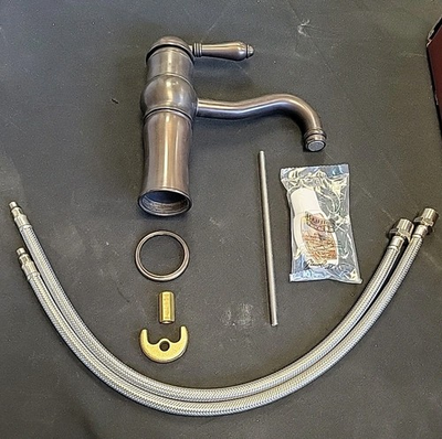 #ad Rohl Bathroom Faucet Single Hole Tuscan Brass A3671LMTCB 2 $159.99