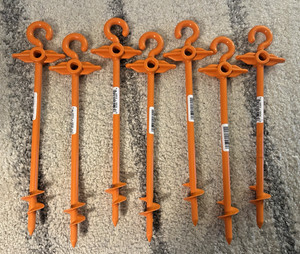 Coghlan's 1802 Twist Anchor Coghlans Tent Pegs 12.5 in. Twist Anchors 7 Pieces