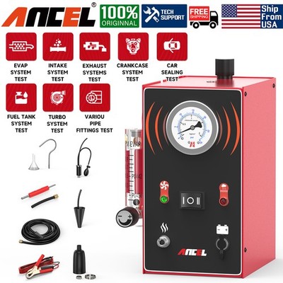 EVAP Smoke Machine Leak Detector Automotive Fuel Pipe System Vacuum Smoke Tester