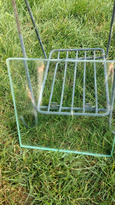 4 Heavy Squares Of Glass. Tempered. 1/2" Thick.