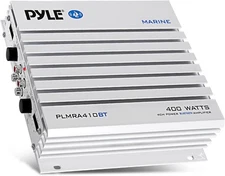 Pyle 2.1 Bluetooth Marine Amplifier Receiver - Waterproof 4 Channel, 400W