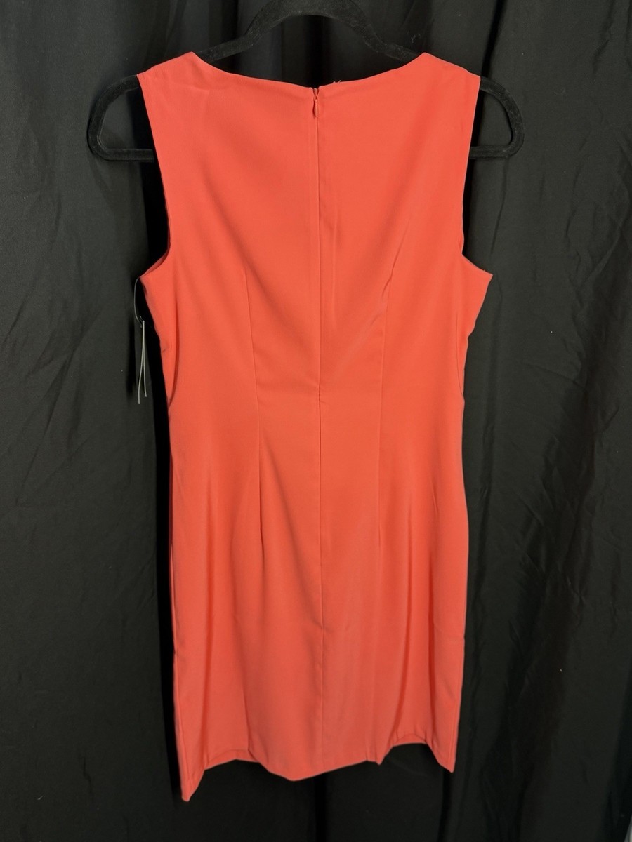 NWT Womens Alyx Sleeveless Sheath Dress, Hot Coral, Sz 4 | eBay NWT Womens Alyx Sleeveless Sheath Dress, Hot Coral, Sz 4 | eBay