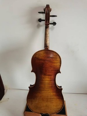 Master 4/4 violin Stradi model Solid flamed maple back spruce top 0282