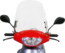 Scooter Windshield 3 Millimeters Clear Plastic Acrylic Comes with Mounting Hardw