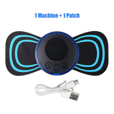 Mini Portable EMS Neck Massager Electric Neck Stretcher for Cervical Muscle Pain