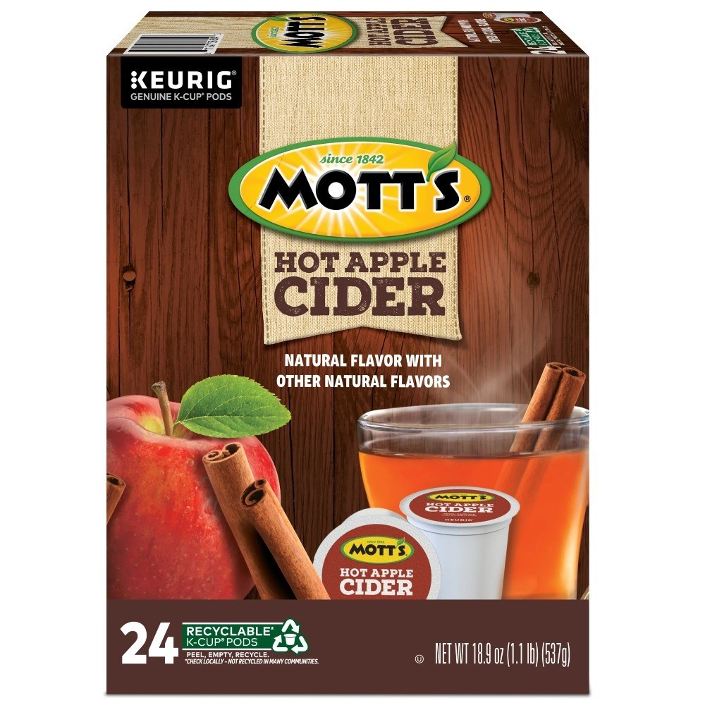 Hot Cider K-Cup Pods 24 Count Single Serve Coffee Maker Compatible