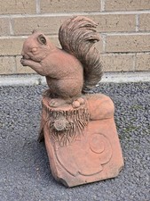 Squirrel Roof Finial Angled ridge tile terracotta stone Garden Ornament statue