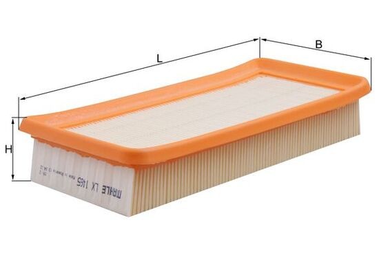 Fits FILTRY KNECHT / MAHLE LX 1465 HYUNDAI AIR FILTER