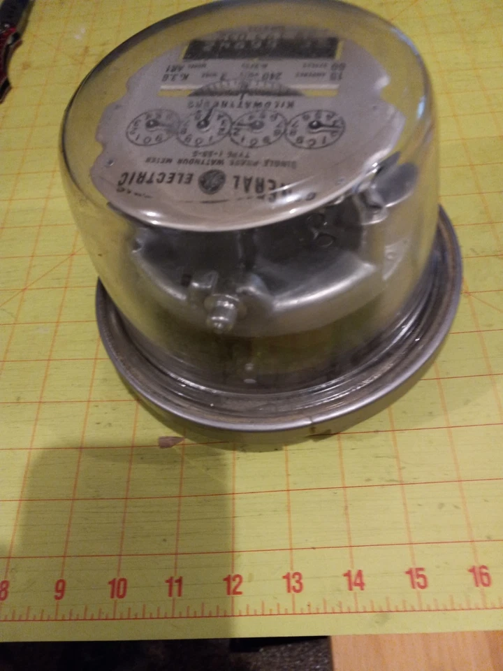 ge watthour meter 240 v single phase four dials - Image 3 of 4