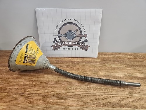 Vintage Plews 75-007 Funnel Utility W/Screen