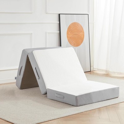 Lazyzizi Folding Mattress 6 Inch Single Memory Foam Tri Fold