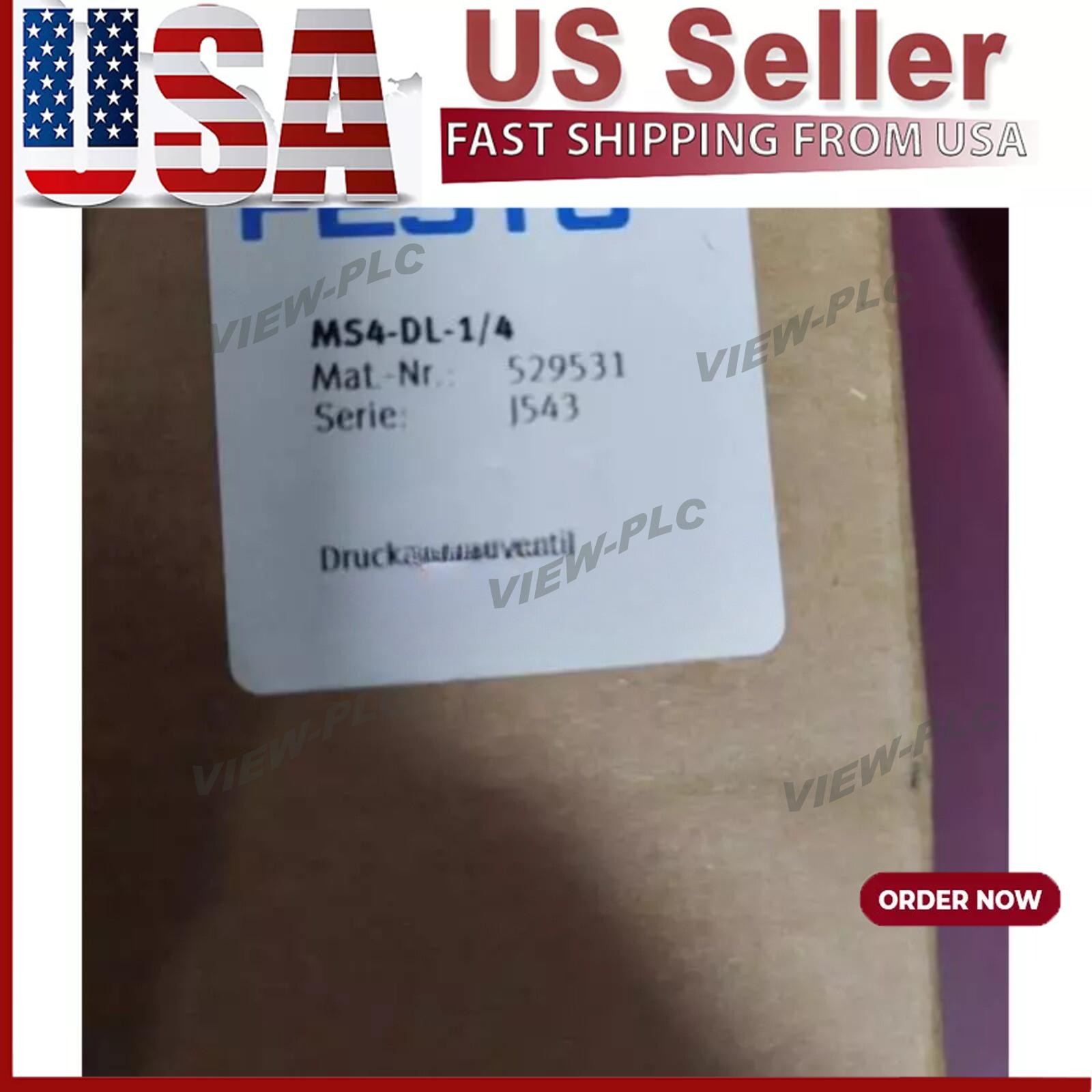 New MS4-DL-1/4 Festo 529531 Fast Shipping Soft start valve