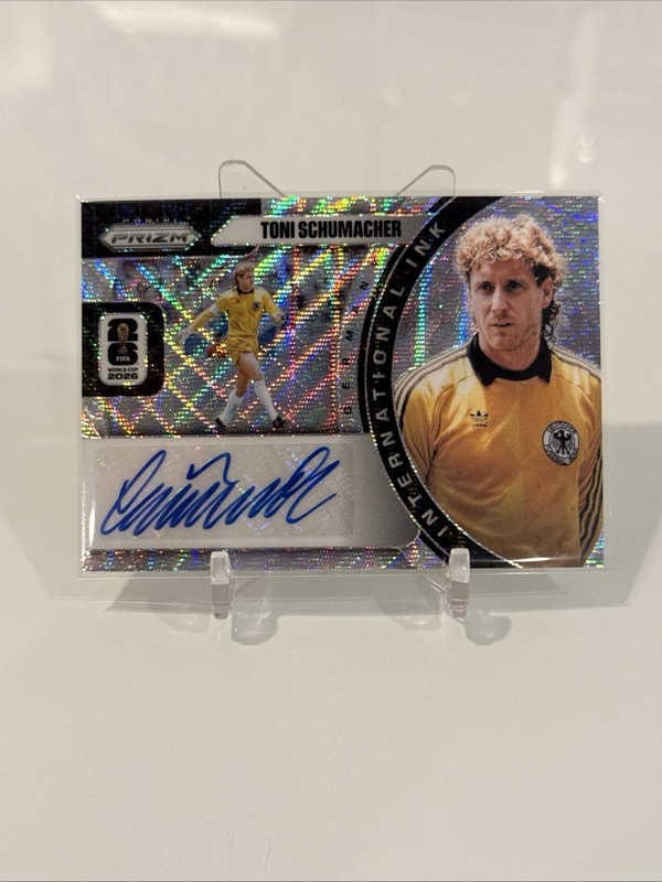 Panini 2026 Prizm FIFA World Cup Toni Schumacher #II-TS Germany Int’l Ink Auto