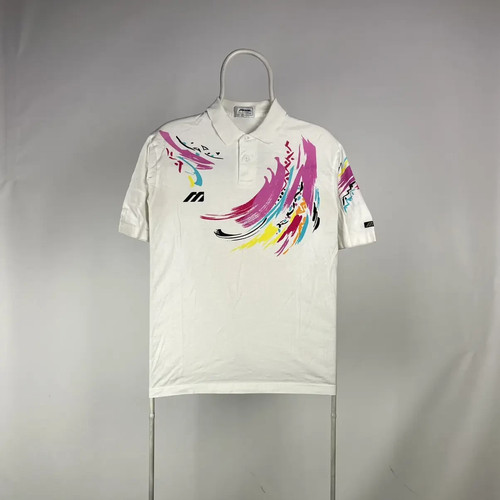 Mizuno, Vintage Mizuno Tennis Collection 80s Polo Shirt size Medium