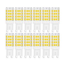 G9 LED Bulb 5W, 40W G9 Halogen Bulb Replacement, 420LM, 12 Daylight White 6000k