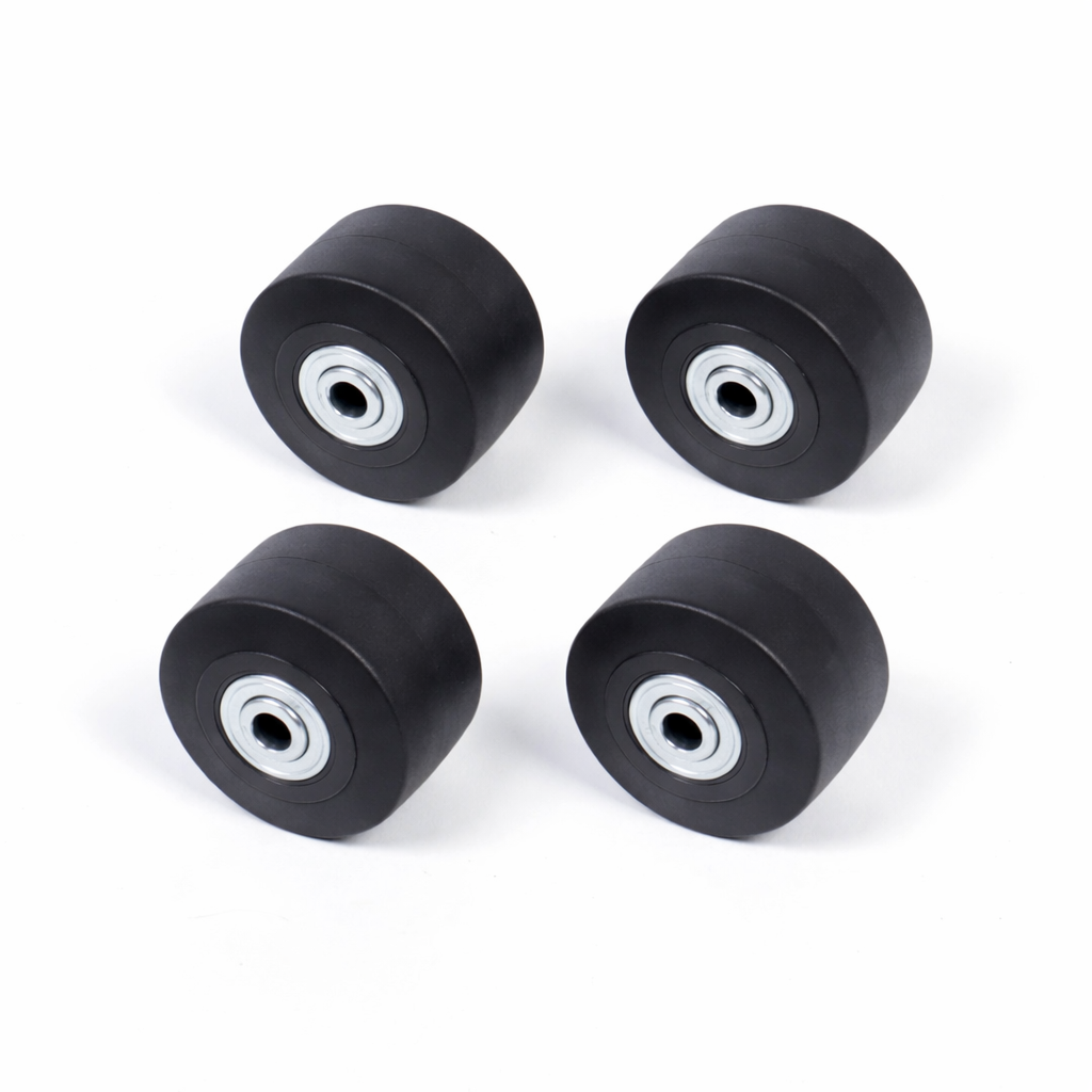 4 Original Pelican 1630 / 1640 / 1650 black replacement wheels