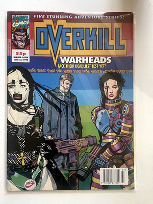 Overkill #11  - Hell's Angel, Digitek, Warheads - Marvel UK 