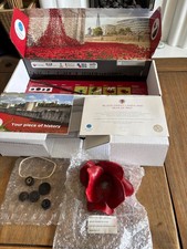 Paul Cummins Tower Of London Ceramic Poppy Complete