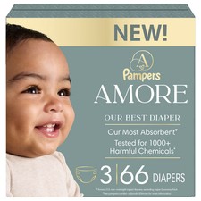 Amore by Pampers Diapers Super Pack - Size 3 - 66ct: Diaper