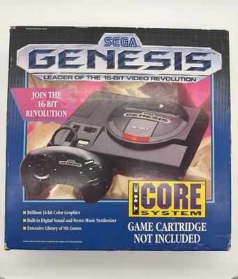 Sega Genesis Model 1 Console The Core System Complete Video Game System In Box 