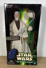 Vintage Star Wars Obi-Wan Kenobi Figure 12” Hasbro 1998 SEALED
