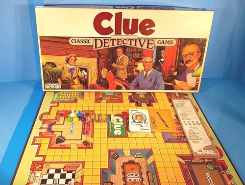 1986 Clue Board Game Complete Vintage Parker Brothers