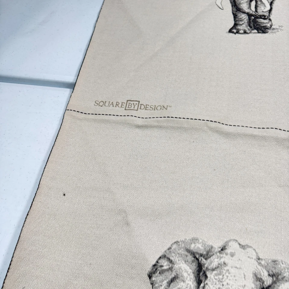 cuadrado por diseño tapicería tela panel gris elefante ee. uu. tejido 26x26 Foto 4 de 4