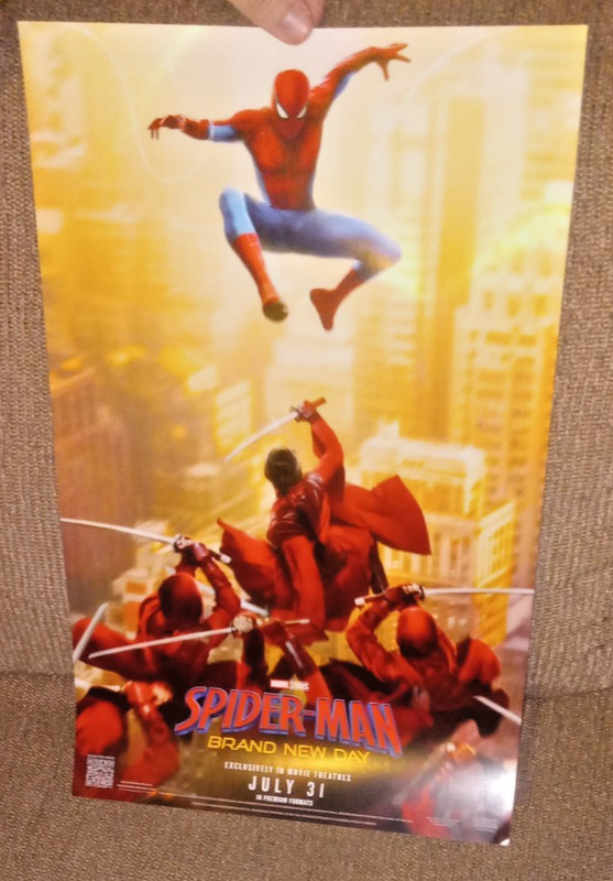 Spider-Man Brand New Day 11"x17" poster promo 2026 movie Marvel Studios NEW