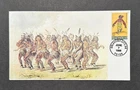 1996 US FDC #3075 American Indian Dances: Raven Dance S&T Cachets