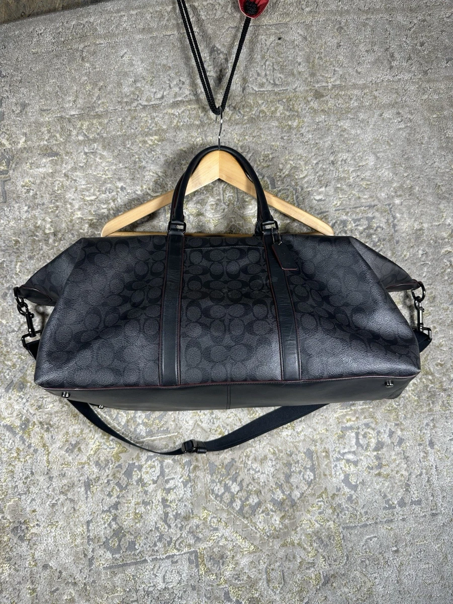 Coach Black Duffle Bags for Men for sale | eBay