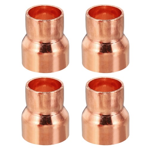 4Pack 1" to 3/4" ID Copper Reducer 99.9% Pure Copper Coupling Pressure Fitting
