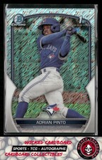 Adrian Pinto 2023 Bowman Chrome Prospects Shimmer Refractor #BCP-250 Blue Jays