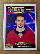 2020-21 Upper Deck UD Portraits Rookies #P-53 Chase Priskie Florida Panthers RC