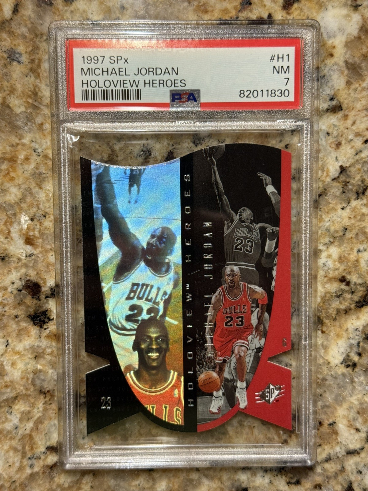 Michael Jordan 1997 SPx #H1 Holoview Heroes Price Guide - Sports