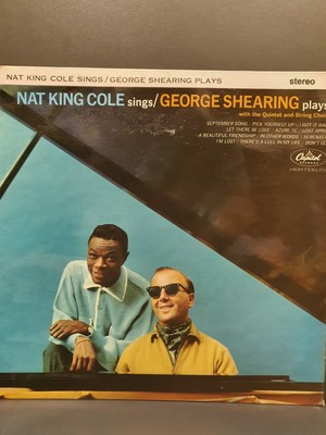 Nat King Cole Sings / George Shearing Plays 1962 Vinyl, LP Record 