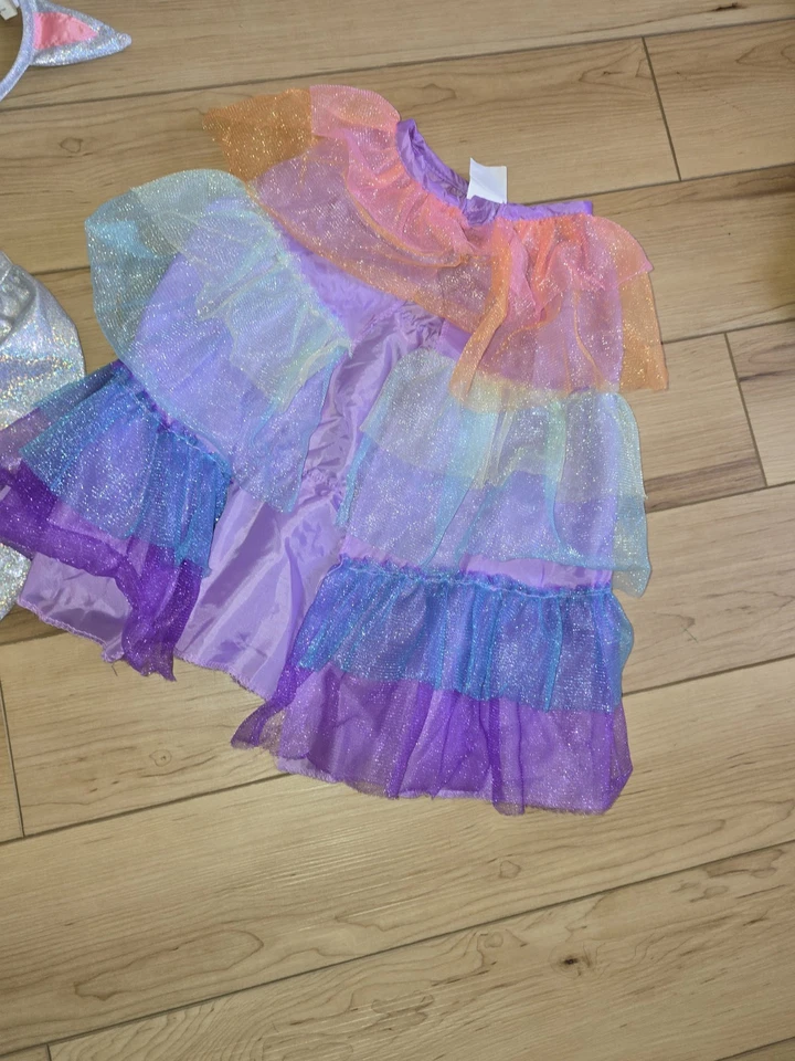 Mono Disfraz Halloween Unicornio Arco Iris Estrella de Rock para Niños 6-7 Pequeño #5293 Foto 2 de 4