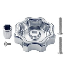 Outdoor Faucet Handle Replacement,Spigot Handle,Rust-Resistant round Wheel Water