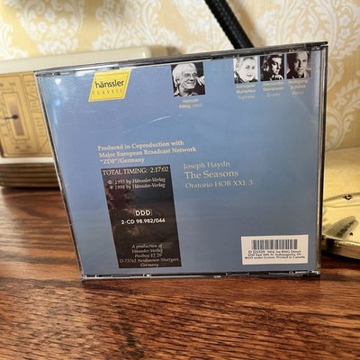 Haydn The Seasons 2 CD Helmuth Rilling Bach Collegium Stuttgart