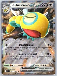Dudunsparce ex 121/159 Journey Together Double Rare Holo