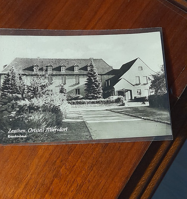 Zeuthen OT Miersdorf Krankenhaus Postkarte gelaufen DDR 1964