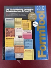 Vintage Sealed FormTool  Version 3.0 GOLD PC Form Software 5.25 Diskettes IMSI