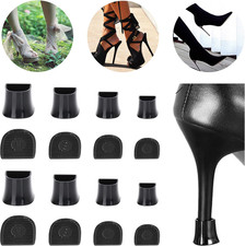 High Heel Protectors- Heel Stoppers Heel Repair Caps Covers for Walking on Gr...