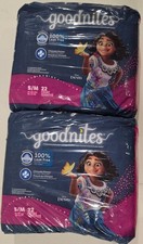 Goodnites Girls Nighttime Bedwetting Underwear Size S/M 43-68 lbs 44 Count