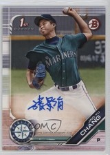 2019 Bowman Prospect Auto Jing-Yu Chang #PA-JYC Auto sc2