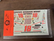 Slixx 1321 NASCAR #18 Interstate Batteries Grand Prix 1998-Bobby Labonte Decals 